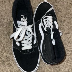Black Vans high tops